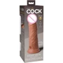 Фалоімітатор Pipedream King Cock Elite 8" Silicone Dual Density Cock Tan (PD577222): Наявність вібрації  Нет