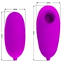 Симулятор LYBAILE Pretty Love Suction & Vibro Bullets Purple: Тип управління Проводной пульт