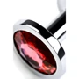 Анальна пробка із кристалом Metal By Toyfa Silver Anal Plug Ruby: Особливості С кристаллами