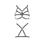 Бюстгальтер-стрепи ARMANDA BRA black XXL/XXXL - Passion Exclusive