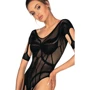 Бодістокінг Obsessive Bodystocking G334 black S/M/L: Матеріал Нейлон