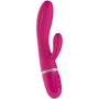 Вибратор-кролик Liebe Bend It Plus Cerise, гибкий, 2 мотора, 10 режимов