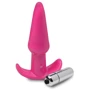 Анальная пробка с вибрацией Frisky Smooth Vibrating Anal Plug Pink