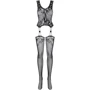 Бодістокінг Obsessive Bodystocking F221 black XL/XXL: Фасон Бесшовные