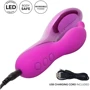 CalExotics DazzLED Radiance - вібратор кролик з LED підсвічуванням, 12.75x3.25 см фото 8