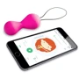 Вагинальные шарики, тренажер вагинальных мышц Gballs 2 App Gvibe, розовый