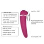 Вакуумный клиторальный стимулятор LOVETOY Toyz4Partner, Pink: Назначение Вакуумные