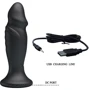 Анальная пробка с вибрацией Mr.Play Vibrating Anal Plug Black: Материал Силикон