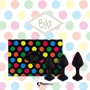 Набор силиконовых анальных пробок FeelzToys - Bibi Butt Plug Set 3 pcs Black: Для кого Унисекс