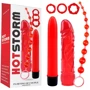 Секс набор Chisa Hot Storm Flirting of Couple Red: Для кого Унисекс