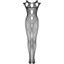 Бодістокінг Obsessive Bodystocking G322 black S/M/L: Матеріал Нейлон