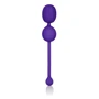 CalExotics Rechargeable Dual Kegel вагінальні кульки 9x3.2 см, фіолетовий