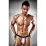 Эротические трусы Passion 015 THONG silver XXL/XXXL