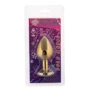 Анальная пробка CRYSTAL Gold Emerald, M: Для кого Унисекс