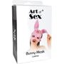 Кожаная маска Зайки Art of Sex - Bunny mask, черный: Производитель Art of Sex