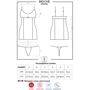 Облегающая еротична сорочка Obsessive 843-CHE-2, L / XL фото 4