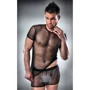 Прозрачный комплект Passion 016 SET black L/XL