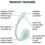 Віброяйце Satisfyer Smooth Petal Connect App Mint: Для кого Для жінок