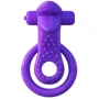 Стимулятор клітора і ерекційне кільце Lovely Licks Couples Ring Purple: Виробник Pipedream