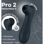 Вакуумный смарт стимулятор Satisfyer Pro 2 Generation 3 dark gray: Длина, см 16.4