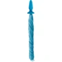 Анальна пробка з хвостиком Unicorn Tails Pastel, 8.4x3.2 см, блакитний