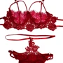 Эротический комплект NDS 3020-1 Burgundy S/M (23623): Фактура Сетка, Ажурная