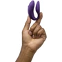 Смарт-вібратор для пар We-Vibe Chorus Purple, сенсорне керування вібраціями стисненням пульта фото 12