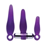 Набір анальних пробок з віброкулею Frisky Vibrating Finger Rimmer Set