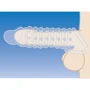 Насадка на пеніс Size Matters 1.5" Inch Penis Enhancer Sleeve Clear: Матеріал TPR (термопластичная резина)