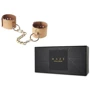 Наручники Bijoux Indiscrets MAZE - Wide Cuffs Brown: Для кого для пари