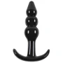 Анальна пробка Jelly Rancher T-plug Ripple, 7.6x3.2 см, чорний: Тип Анальні пробки