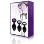 Набір анальних пробок з кристалом Rianne S: Booty Plug Set Black: Для кого унісекс