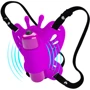 Вибратор-бабочка Pretty Love Clitoral Massager Sloane Purple: Назначение Клиторальные