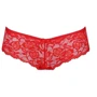 Трусики-бразилиана из цветочного кружева Raja Thong red L/XL - Passion: Для кого Для женщин