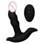 Масажер простати з ротацією Rimstatic Curved Rotating Plug with Remote