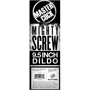 Фаллоимитатор с винтовой конструкцией Master Cock Mighty Screw 9.5 inch Dildo (чёрный): Мошонка Нет