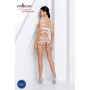 Бодістокінг Passion BS089 white: Фактура Сетка