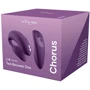 Смарт-вібратор для пар We-Vibe Chorus Purple, сенсорне керування вібраціями стисненням пульта фото 10