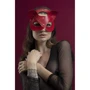Маска кошки Feral Feelings - Catwoman Mask, красная