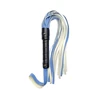 Флогер зі штучної лакованої шкіри Flirty ECO Varnish Leather - Black & Blue, BL-00043