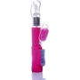 Вибратор с ротацией и стимулятором клитора Boss Series - Bird PINK, BS2600096: Назначение Вагинальные