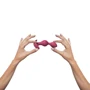 Анальный стимулятор, гибкий с вибрацией Love To Love TWINNY BUD Plum: Наличие вибрации Есть