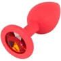 Анальна пробка Orion - Colorful Joy Jewel Red Plug Small