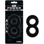 Ерекційне кільце Chisa GK Power Duo Cock 8 Ball Ring Black: Виробник CHISA