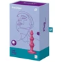 Анальный стимулятор-бусины с двумя моторами Satisfyer Lolli-Plug 1 (Berry): Материал Силикон