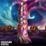 Фантазийный фаллоимитатор инопланетянина с 4 личинками-яйцами Creature Cocks Larva Silicone Ovipositor Dildo: Назначение Вагинальные