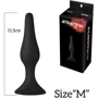 Анальная пробка на присоске MAI Attraction Toys №33 Black: Тип Анальные пробки