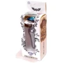 Анальная пробка с кристаллом BOSS of TOYS Boss Series - Jewellery Dark Silver BUTT PLUG Light Blue, BS6400058 фото 6