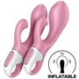 Вибратор-кролик Satisfyer Air Pump Bunny 2: Тип и форма Кролик