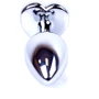 Анальна пробка із кристалом Jewellery Silver Heart PLUG Red фото 6